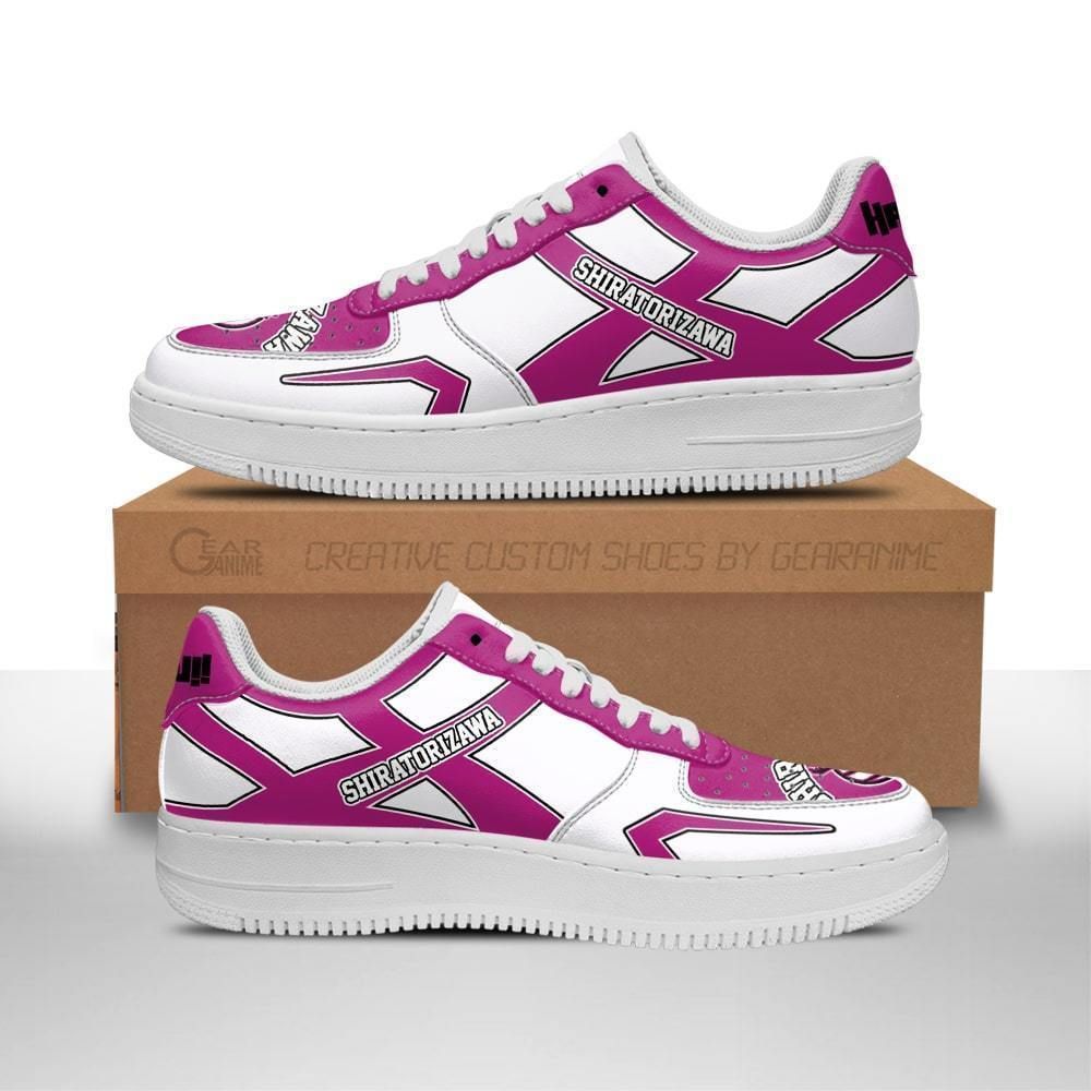 Haikyuu Shiratorizawa Academy Uniform Haikyuu Air Force Shoes Sneakers Custom Anime
