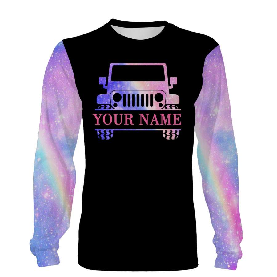 Galaxy Jeep Shirts Jeep girls Custom All over print Shirts for women, ladies – IPH2577