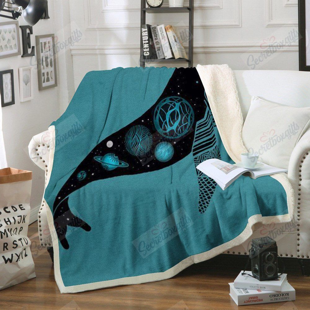 Whale Galaxy Gs-Cl-Ld2906 Fleece Blanket