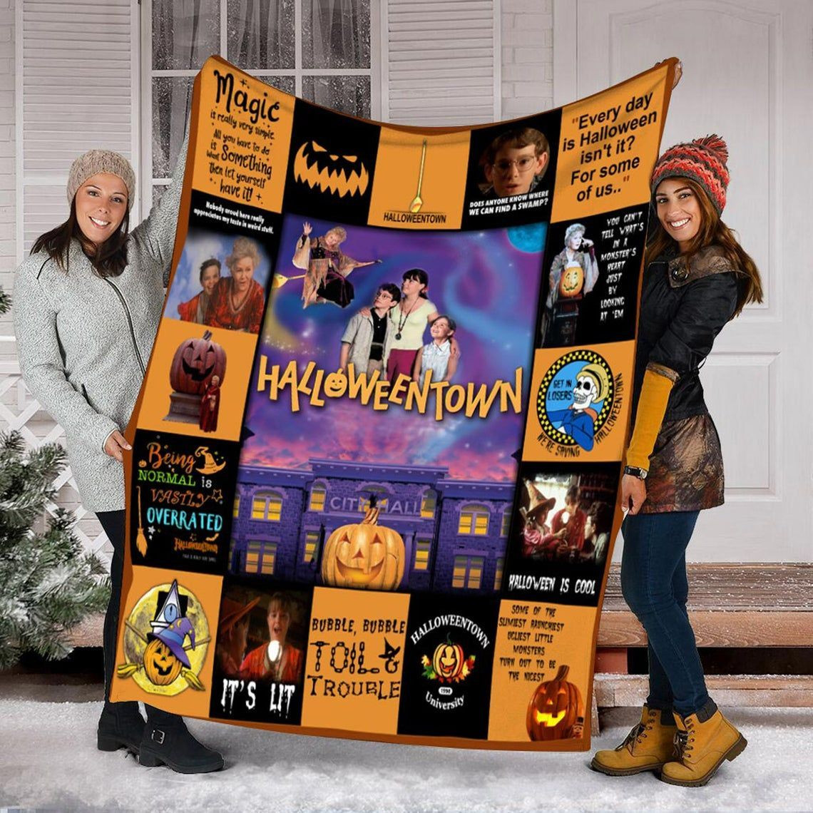 Mofi Halloweentown For Fans Halloween Blanket