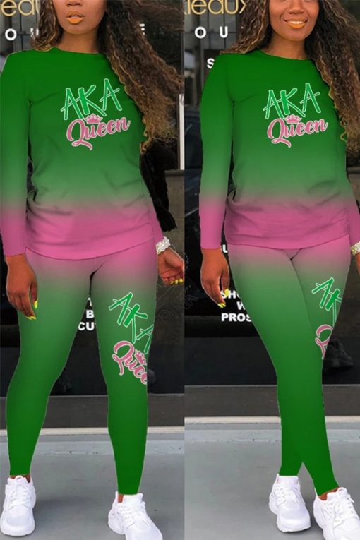 Alpha Kappa Alpha 1908 Combo Sweatshirt And Legging