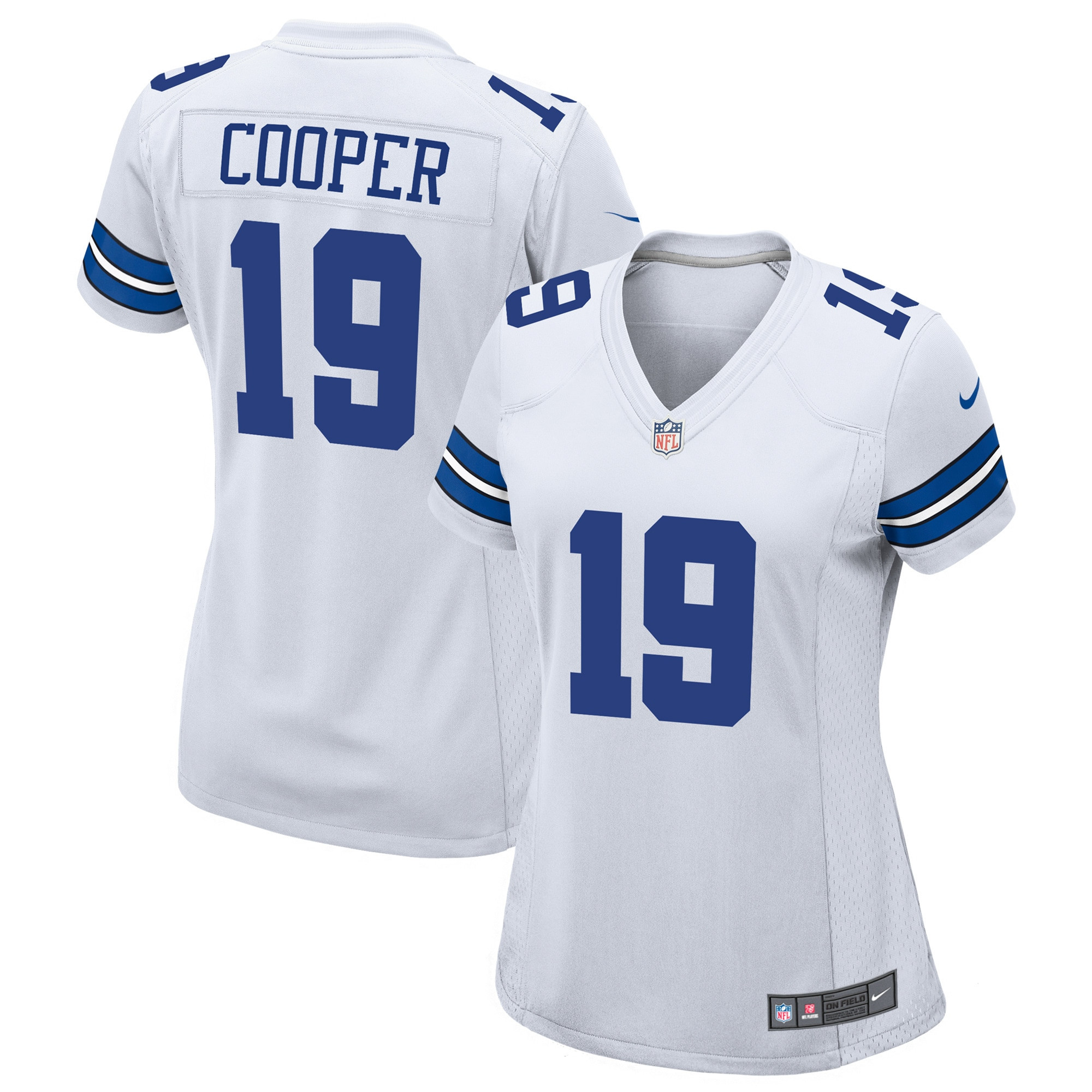 Amari Cooper Dallas Cowboys Womens Team Game Jersey – White NFL