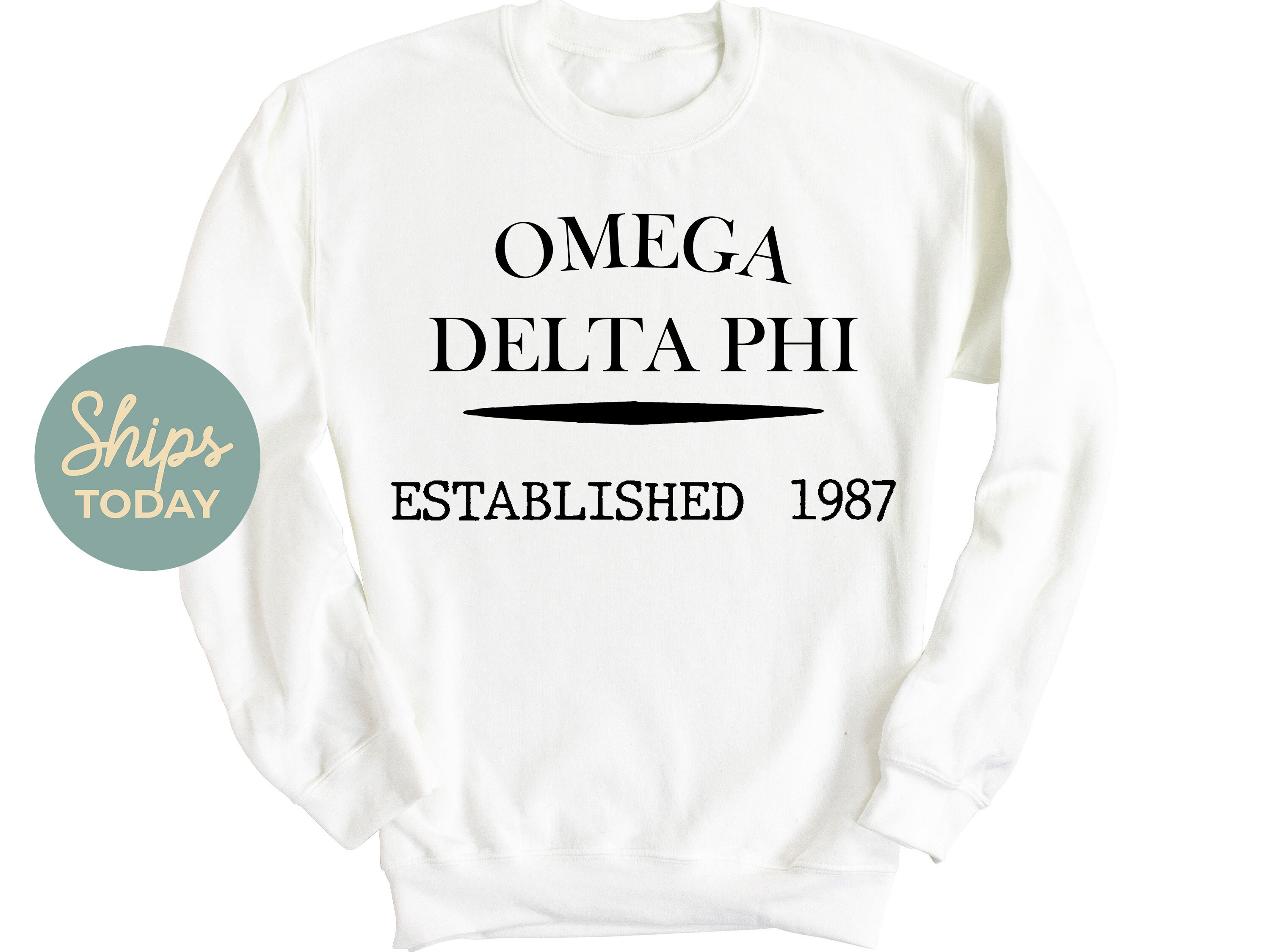 Omega Delta Phi Golfer Fraternity Sweatshirt | ODPhi Fraternity Sweatshirt | Fraternity Letters | Fraternity Apparel | Greek Gifts _ 3826g