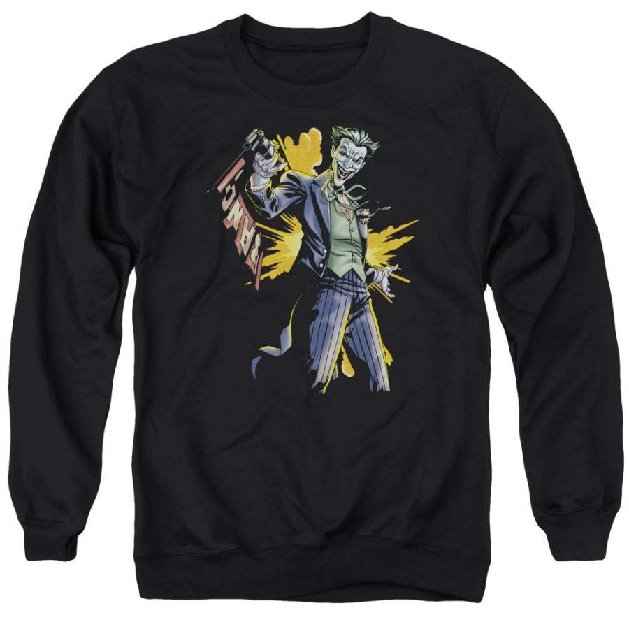 Batman – Joker Bang Adult Crewneck Sweatshirt