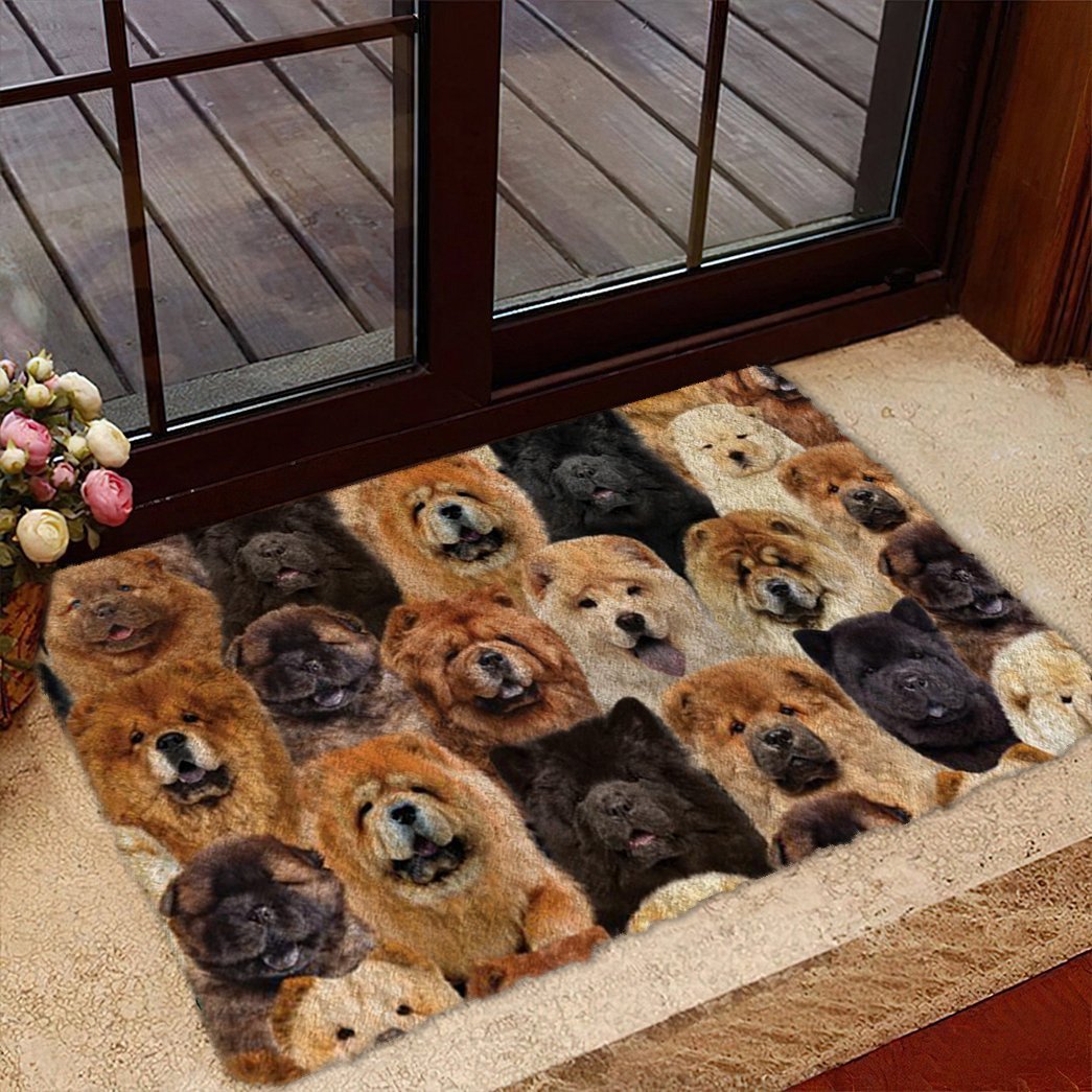 Tmarc Tee A Bunch Of Chow Chows Doormat