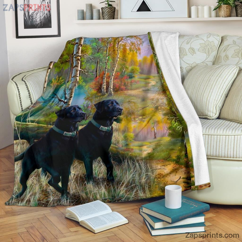 Labrador Blanket Throw  – Labrador Xv Blanket – Gift For Dogs Lover