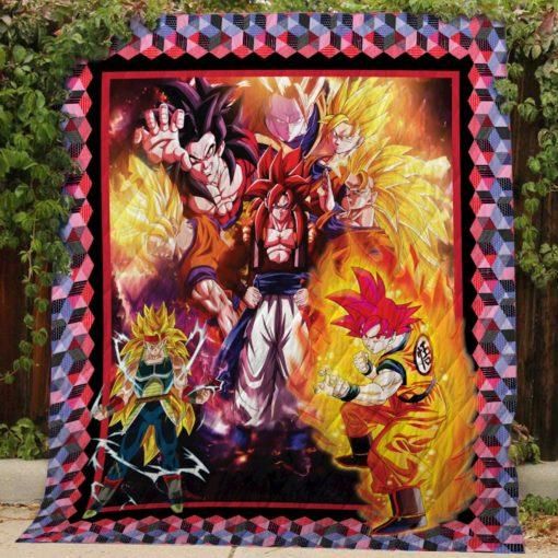 Goku V3 3D Quilt Blanket HGM43