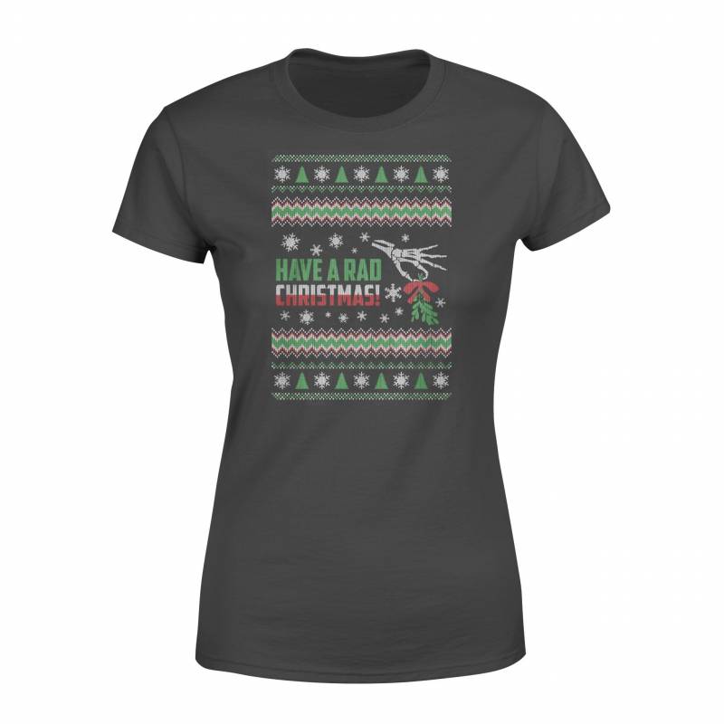 OnlyClothing Christmas Giftd Have A Rad Christmas Ugly Christmas Sweater Women's Christmas Shirts