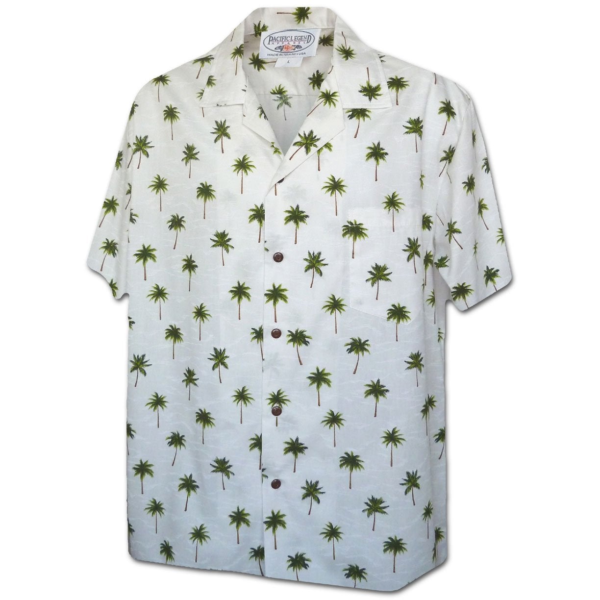 Palm Tree Grove Green Hawaii Summer Shirt Ha62199