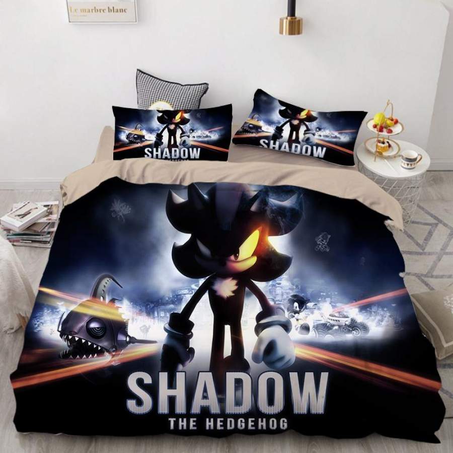 Sonic The Hedgehog #7 Duvet Cover Quilt Cover Pillowcase Bedding Set Bed Linen Home Decor