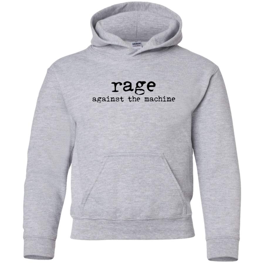 AGR Rage Against The Machine Logo Youth Pullover Hoodie