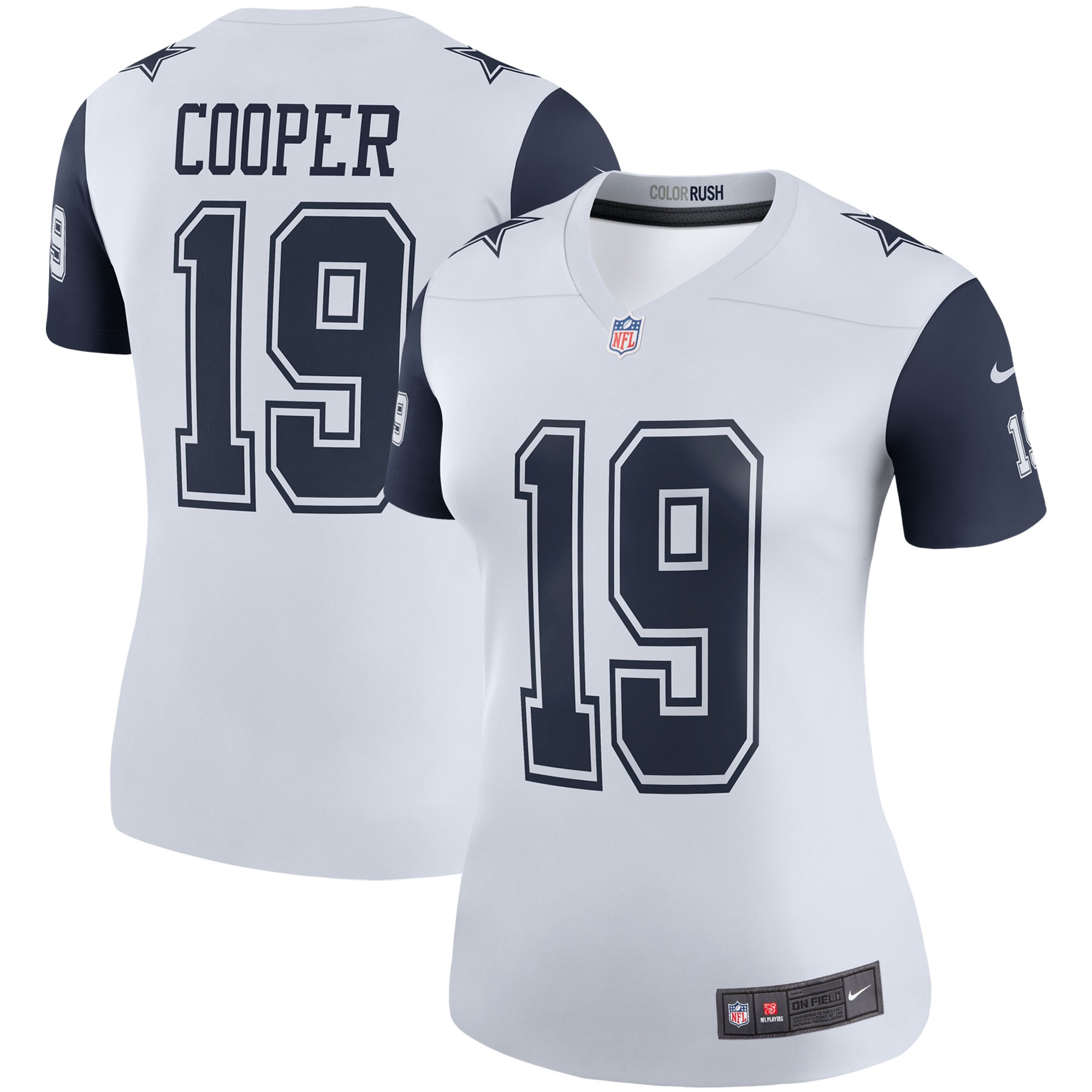 Amari Cooper Dallas Cowboys Womens Color Rush Legend Player Jersey – White NFL