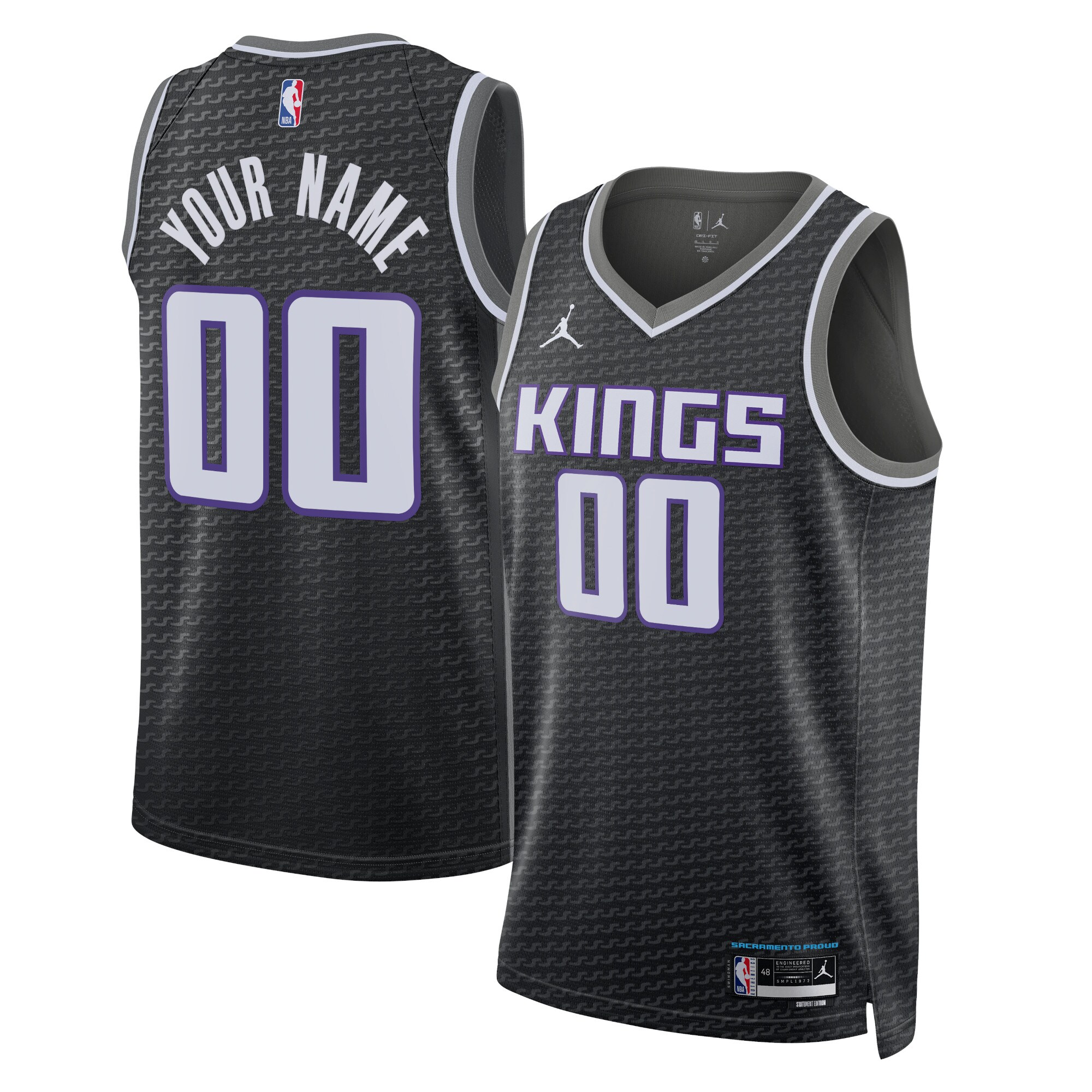 Sacramento Kings Jordan Statement Swingman Jersey – Custom – Unisex 2