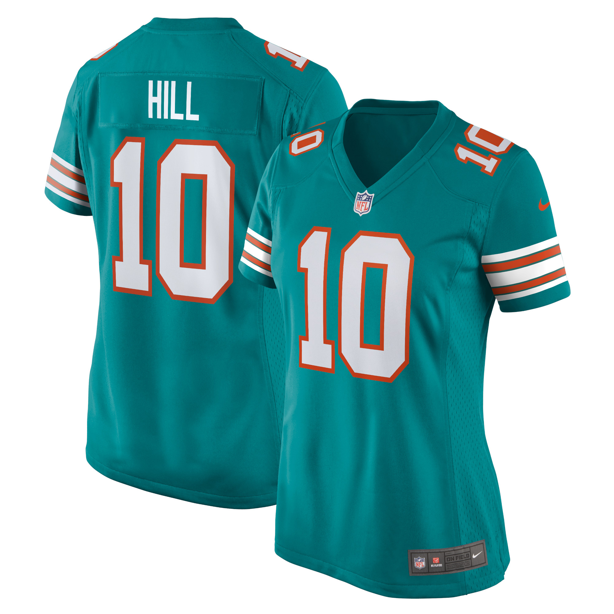 Tyreek Hill Miami Dolphins Women's Alternate Game Jersey – Aqua