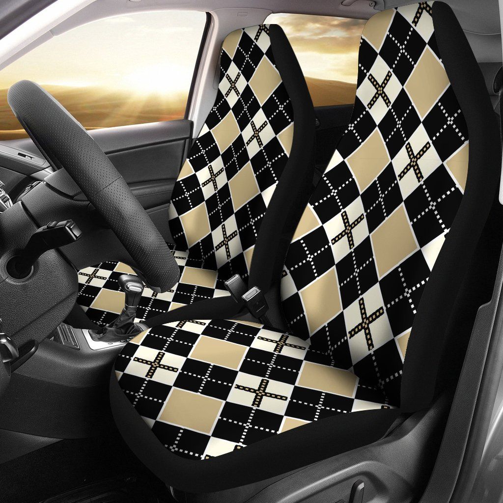 New Orleans Saints Fans Car Seat Covers Argyle Saints Football