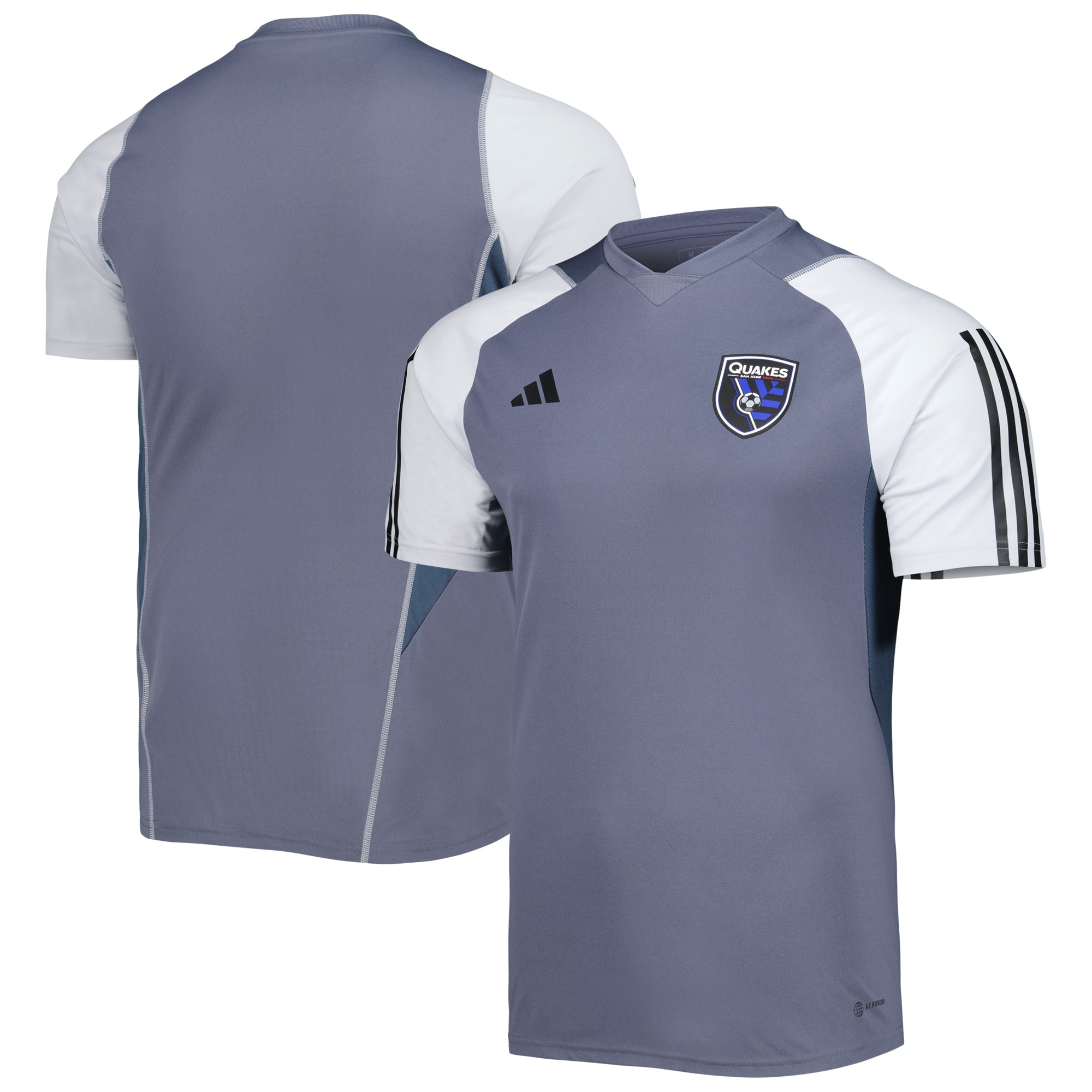 San Jose Earthquakes 2023 On-Field Training Jersey – Gray