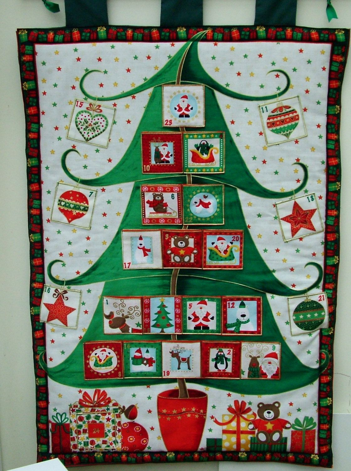 Christmas Advent Calendar Quilt Blanket Dhc3101260Lt