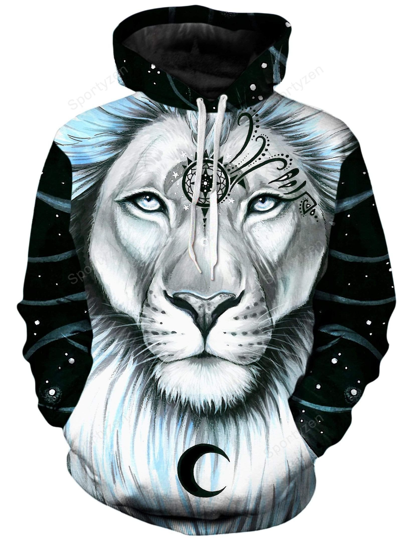 Amazing Lion Galaxy Unisex Hoodie 3D