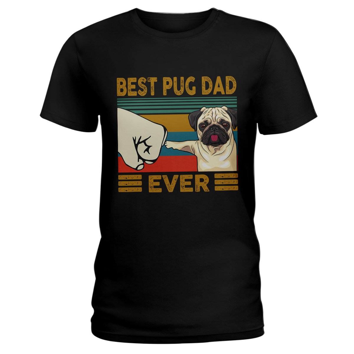 Pug Lovers Shirt 10 Ez01 1009 Ladies T-Shirt