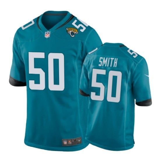 Jacksonville Jaguars Telvin Smith Game Teal Mens Jersey