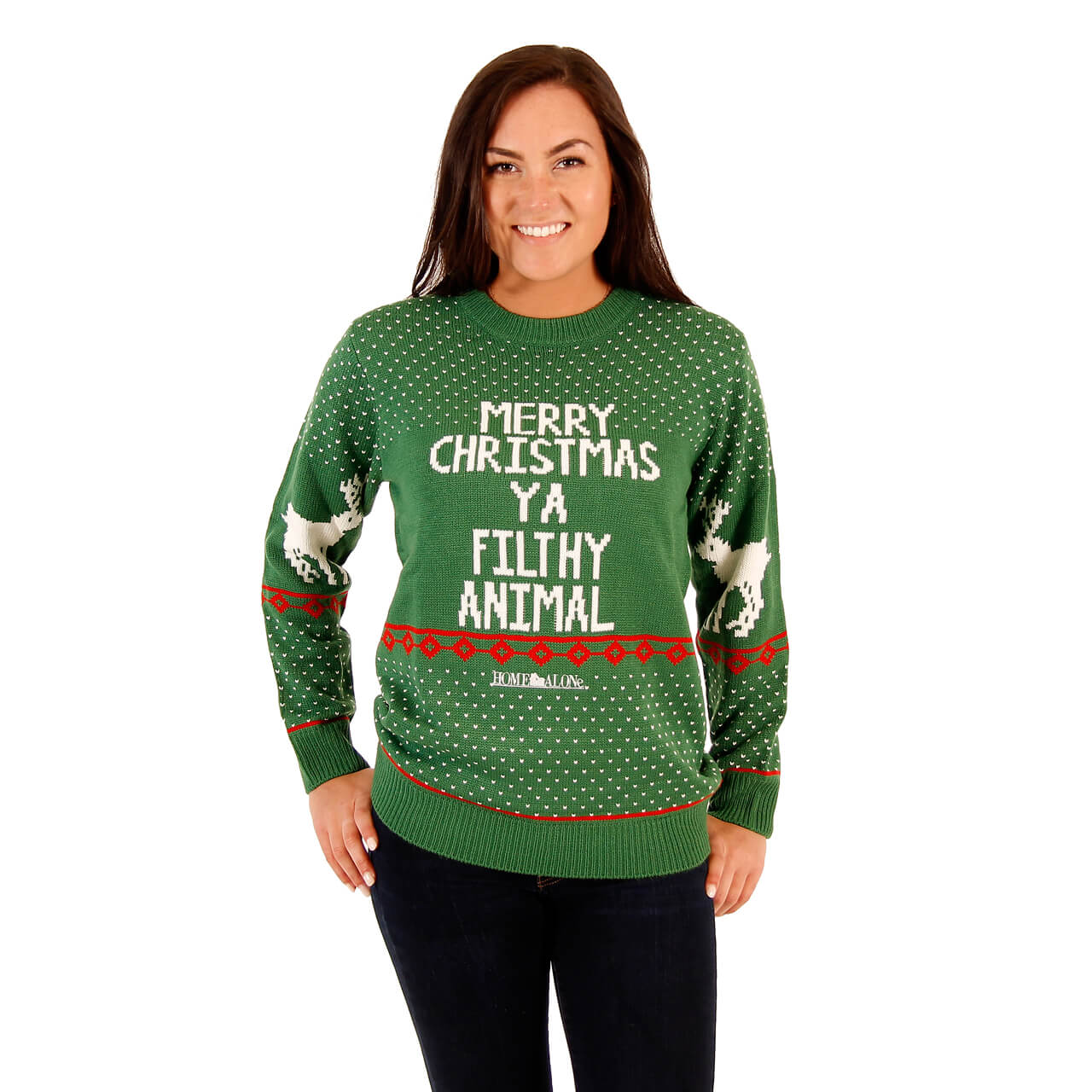 Women’S Green Filthy Animal Ugly Christmas Sweater