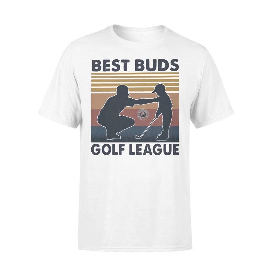 Father And Son Best Buds Golf League Vintage  T-Shirt