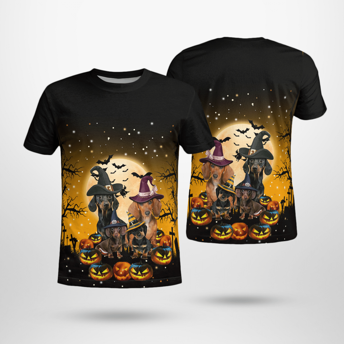 Dachshund Halloween 3D Tshirt