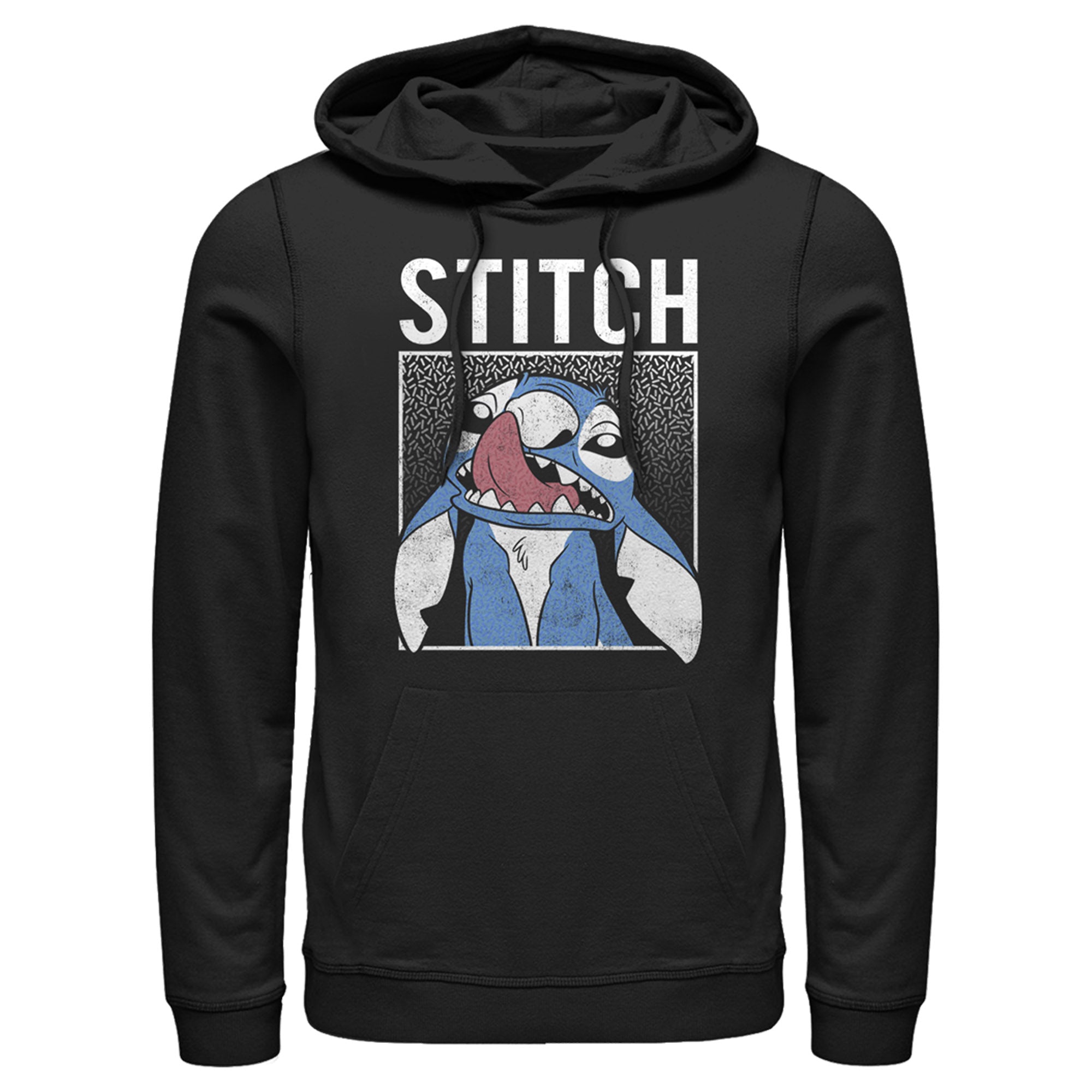 Men’S Lilo & Stitch Distressed Nose Picker Pull Over Hoodie