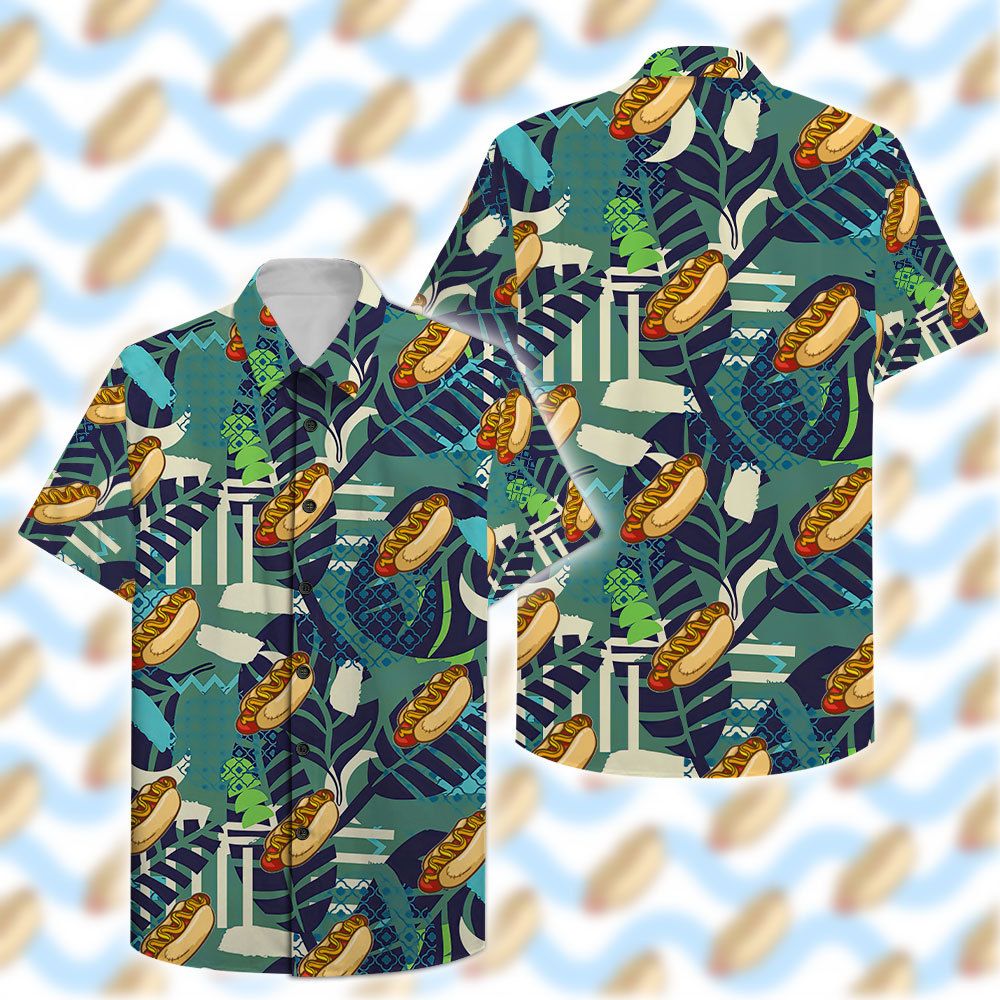 Hotdog Hawaii Shirt Ha88331