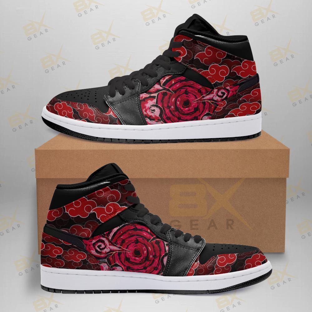 Akatsuki Naruto Shoes Jd Sneakers Sharingan Fan Gift Idea