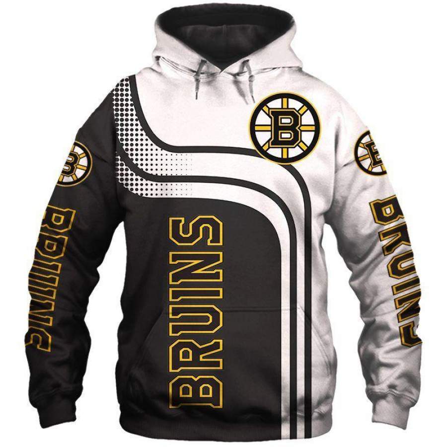 Boston Bruins Hoodie 3D Style1129 All Over Printed