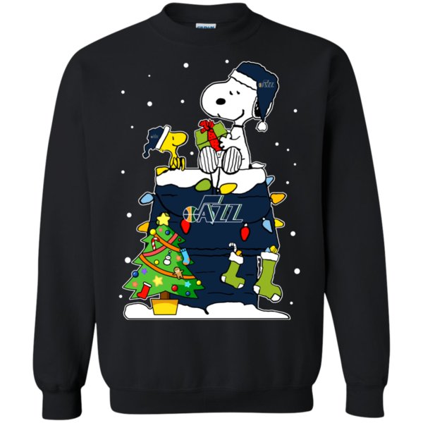 Utah Jazz Snoopy Ugly Christmas Sweaters Shirts