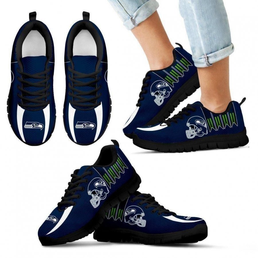 Vintage Four Flags With Streaks Seattle Seahawks�Sneakers