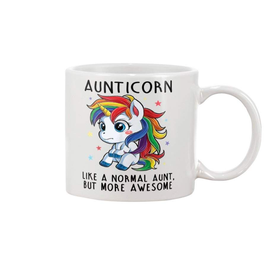 Aunticorn Like a Normal Aunt But More Awesome mug