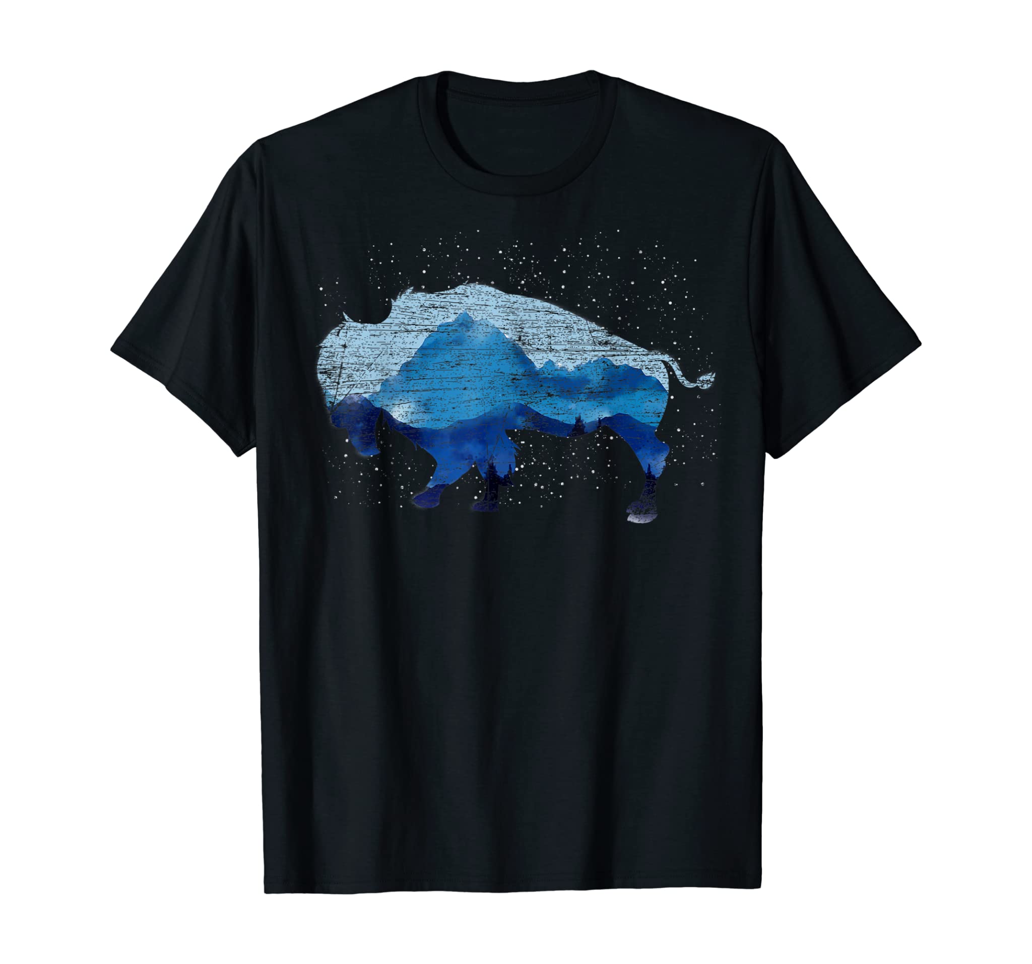 American Bison Nature Mountains Countryside Buffalo T-Shirt