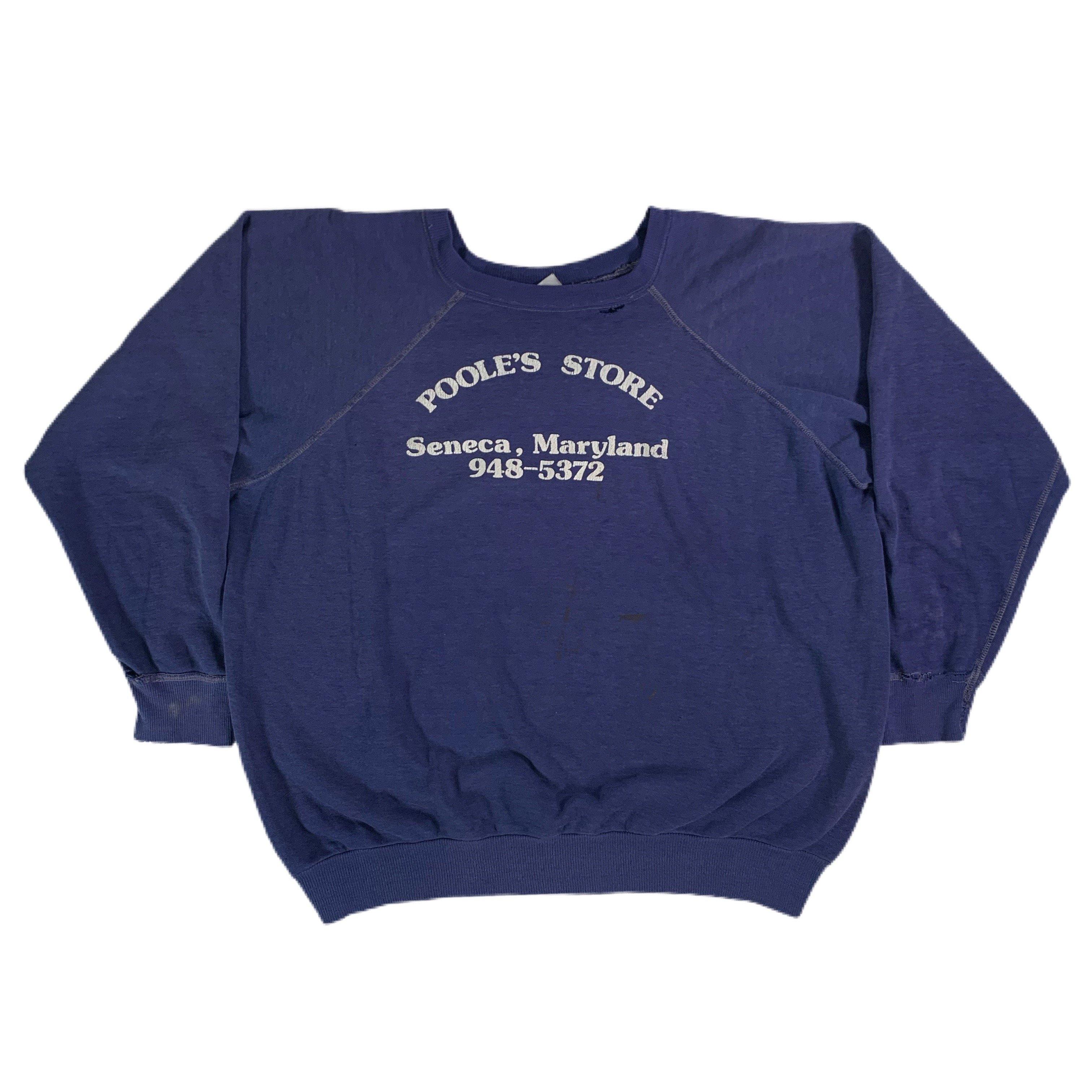 Vintage Maryland “Poole’s Store” Raglan Sweatshirt