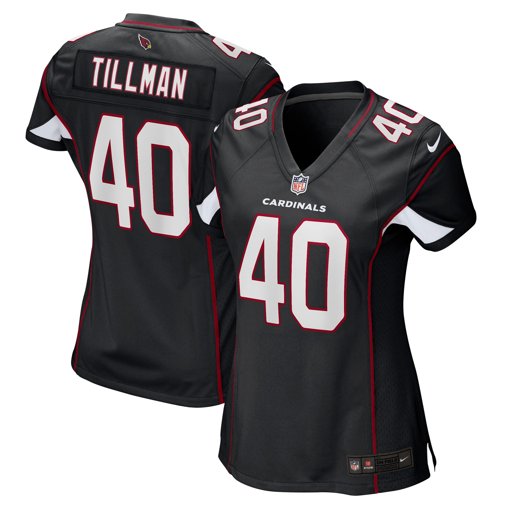 Pat Tillman Arizona Cardinals Women's Retired Game Jersey – Black