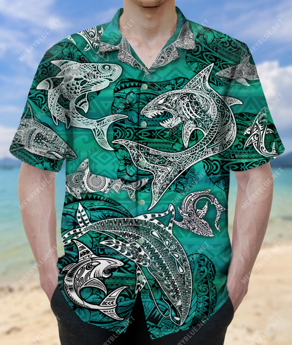 Born To Be Wild Shark Unisex Hawaii Shirt Ha66262