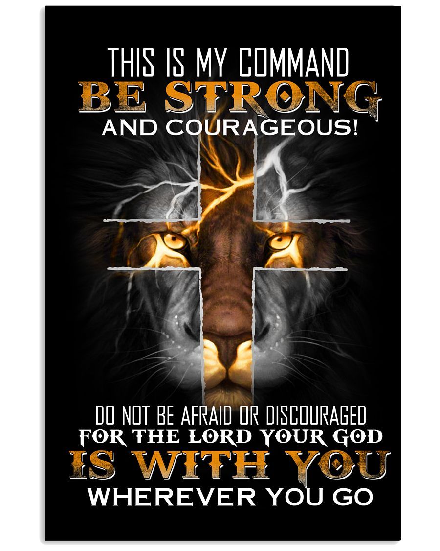 For The Lord Your God Is With You Wherever You Go Easter Canvas And Poster | Wall Decor Visual Art