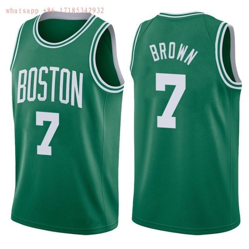 Boston Celtics Jaylen Brown #7 2020 NBA New Arrival Green Jersey