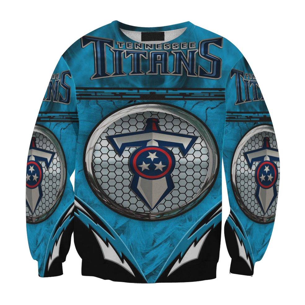 Tennessee Titans Emblem V12 Gift For Fan 3D Full Printing Sweatshirt