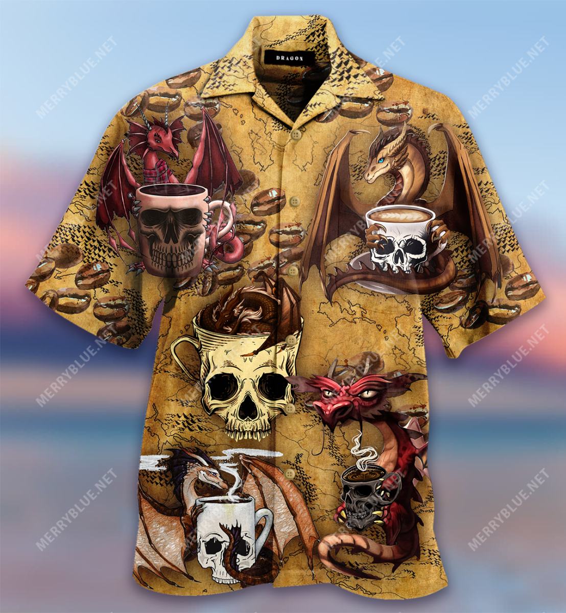 Touch My Coffee And I Will Drink It Form Your Skull Hawaii Shirt Ha110779