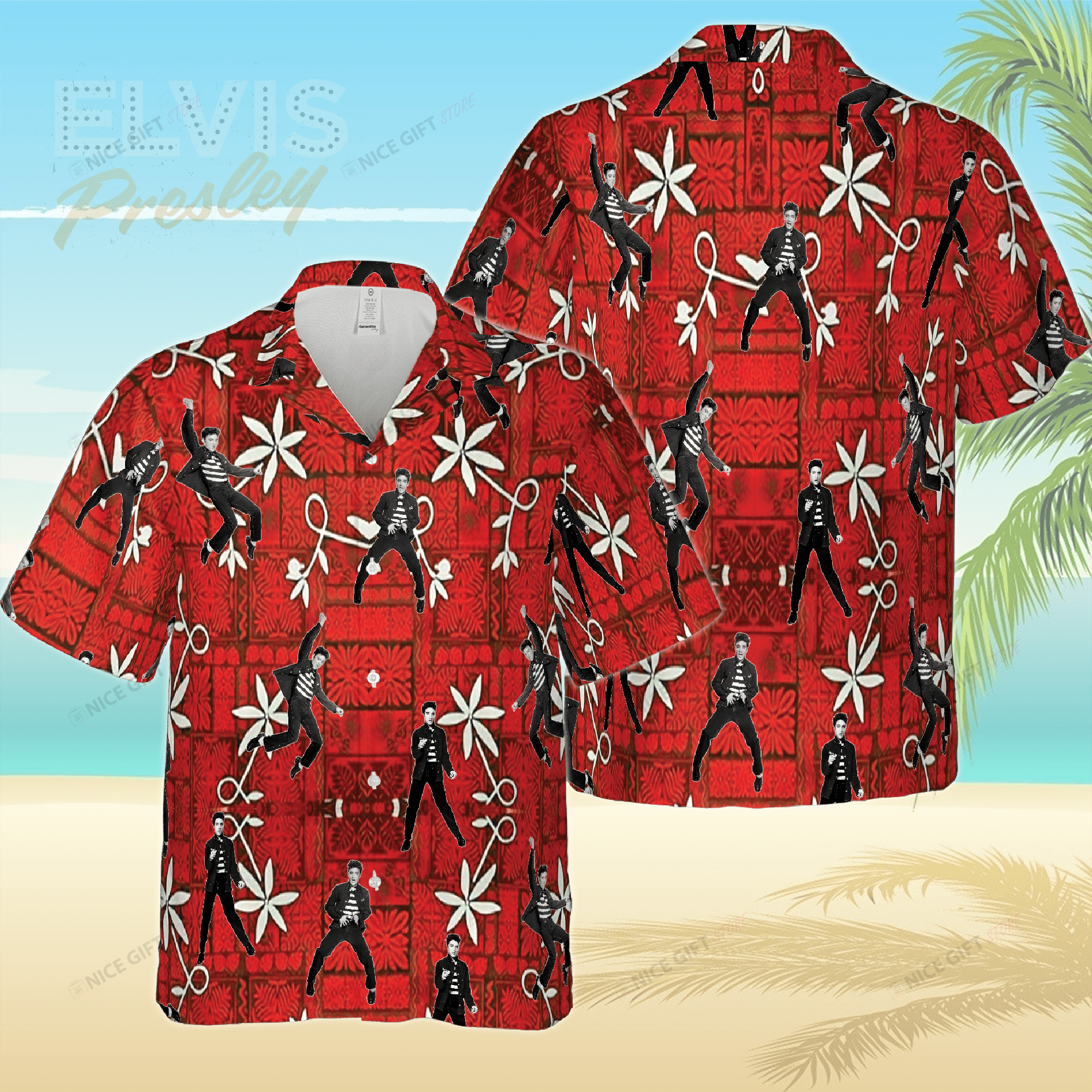 Elvis Presley Hawaiian 3D Shirt 3Hs-I0Z8