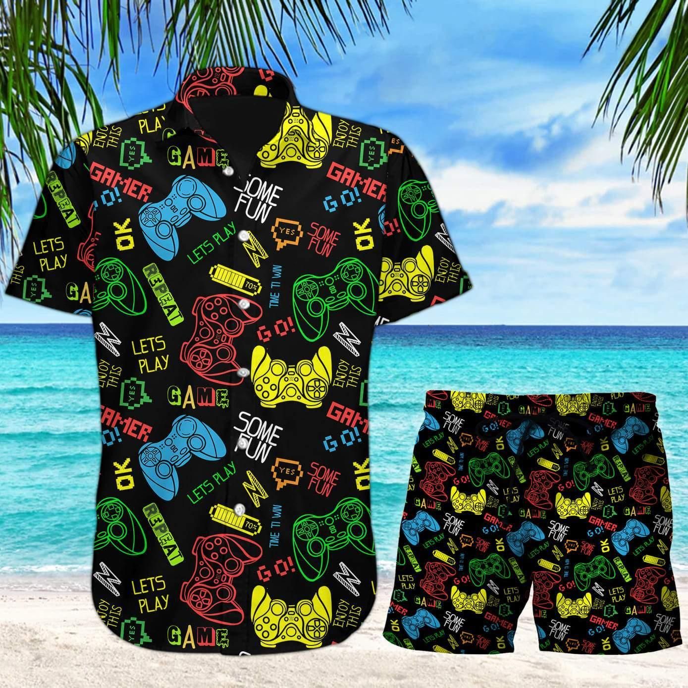 Amazing Gamer Aloha Hawaiian Shirt Colorful Short Sleeve Summer Beach Casual Shirt For Men And Women