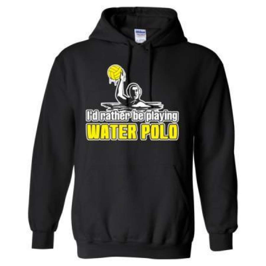 AGR I Did Rather Be Playing Water Polo – Heavy Blend™ Hooded Sweatshirt