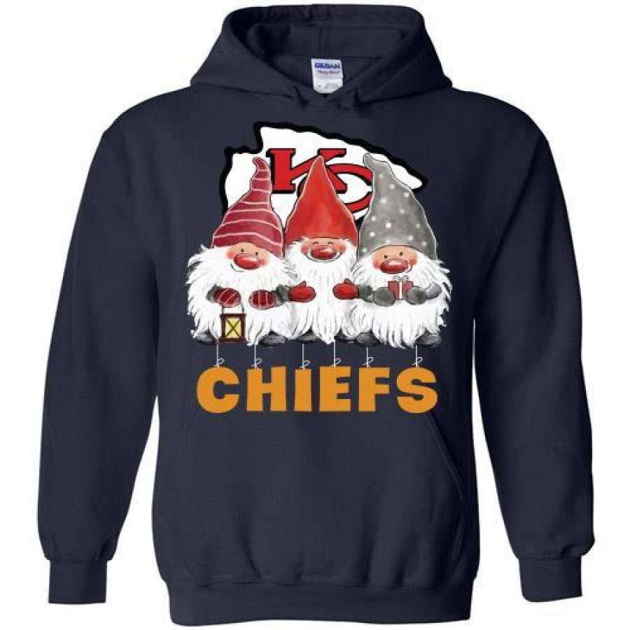 Chiefs Hanging With Gnomies Christmas Hoodie