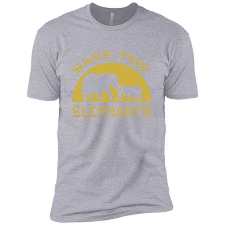 Save The Elephants – Canvas Unisex USA Shirt