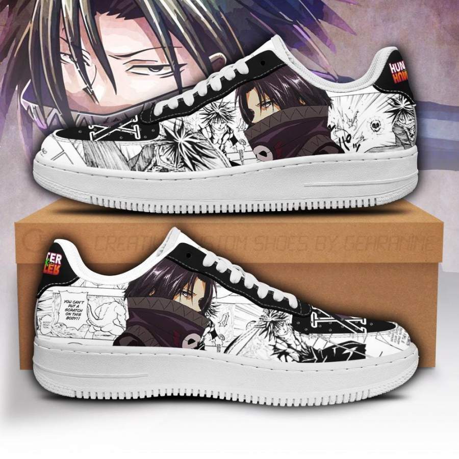 Feitan Air Sneakers Custom Hunter X Hunter Anime Shoes Fan PT05