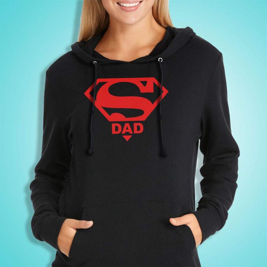 Super Dad Logo Superman Women’S Hoodie
