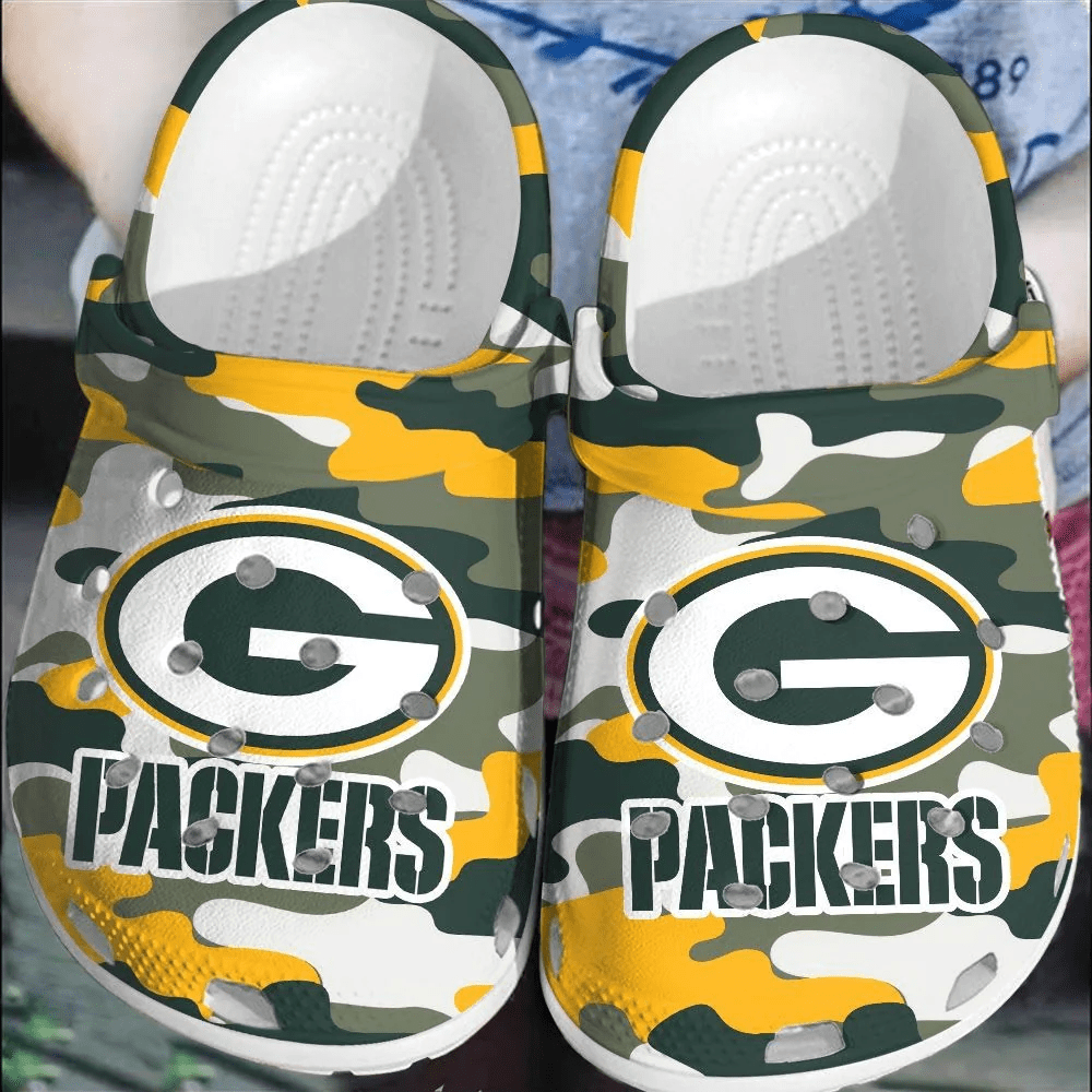 NFL Green Bay Packers Football Clogs Crocss Shoes Crocband Comfortable For Men Women